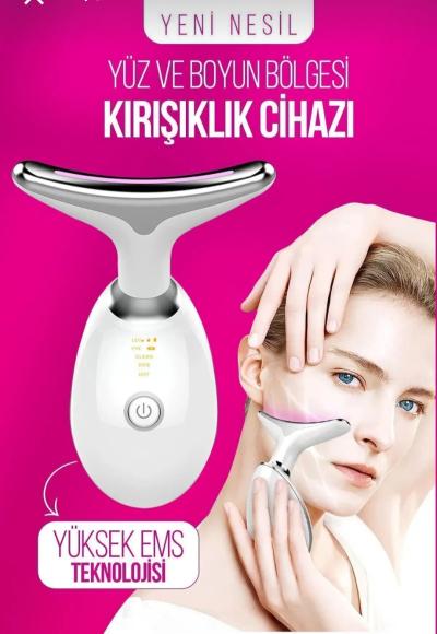 Yüz Ve Boyun Kırşıklık Giderici Ems Güzellik Cihazı ( Gıdık,Sarkma,Kırışıklık)